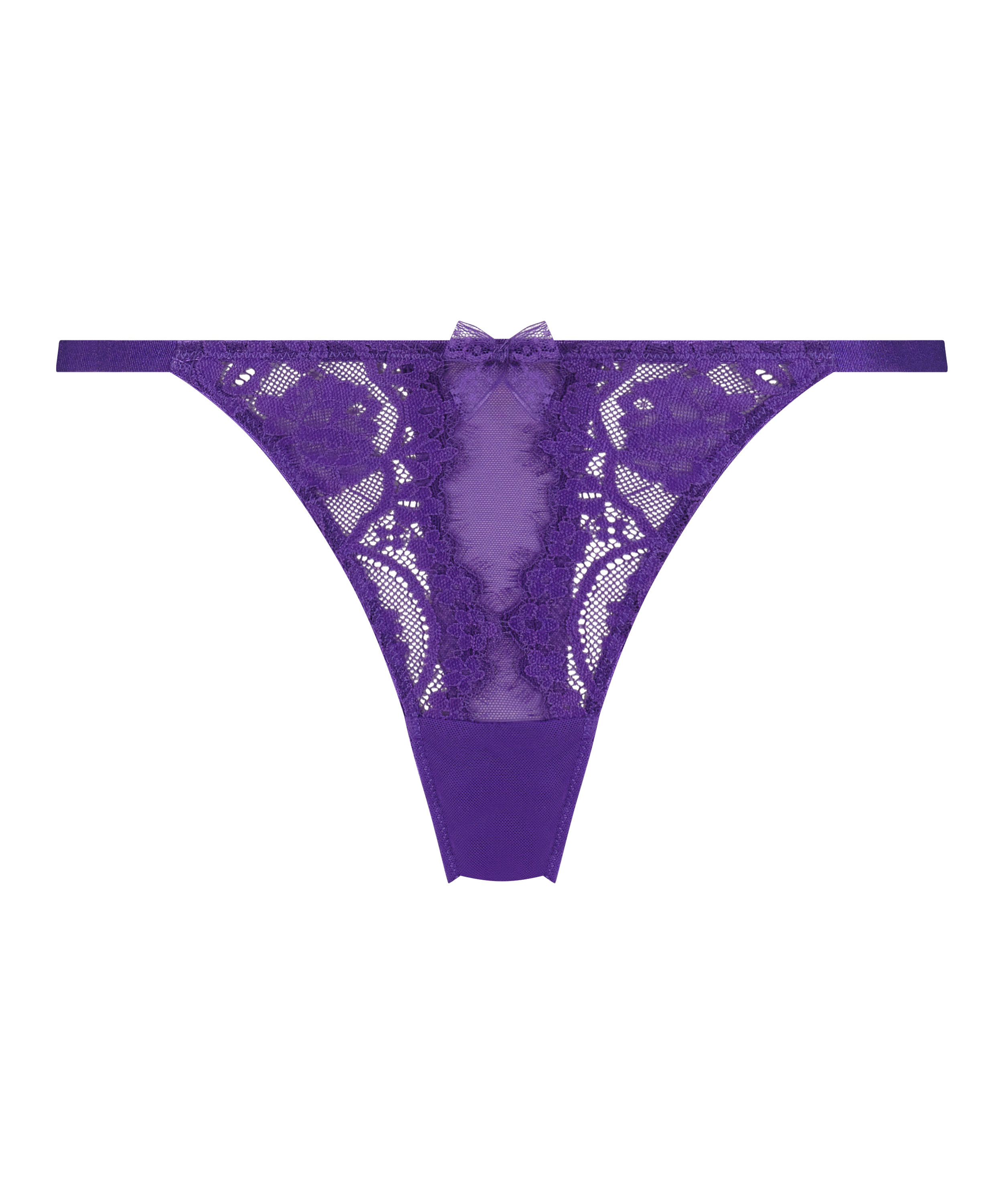 Slip br&eacute;silien Tia, Pourpre, main