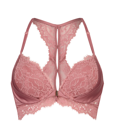 Soutien-gorge push-up &agrave; armatures pr&eacute;form&eacute; Cecile, Rose
