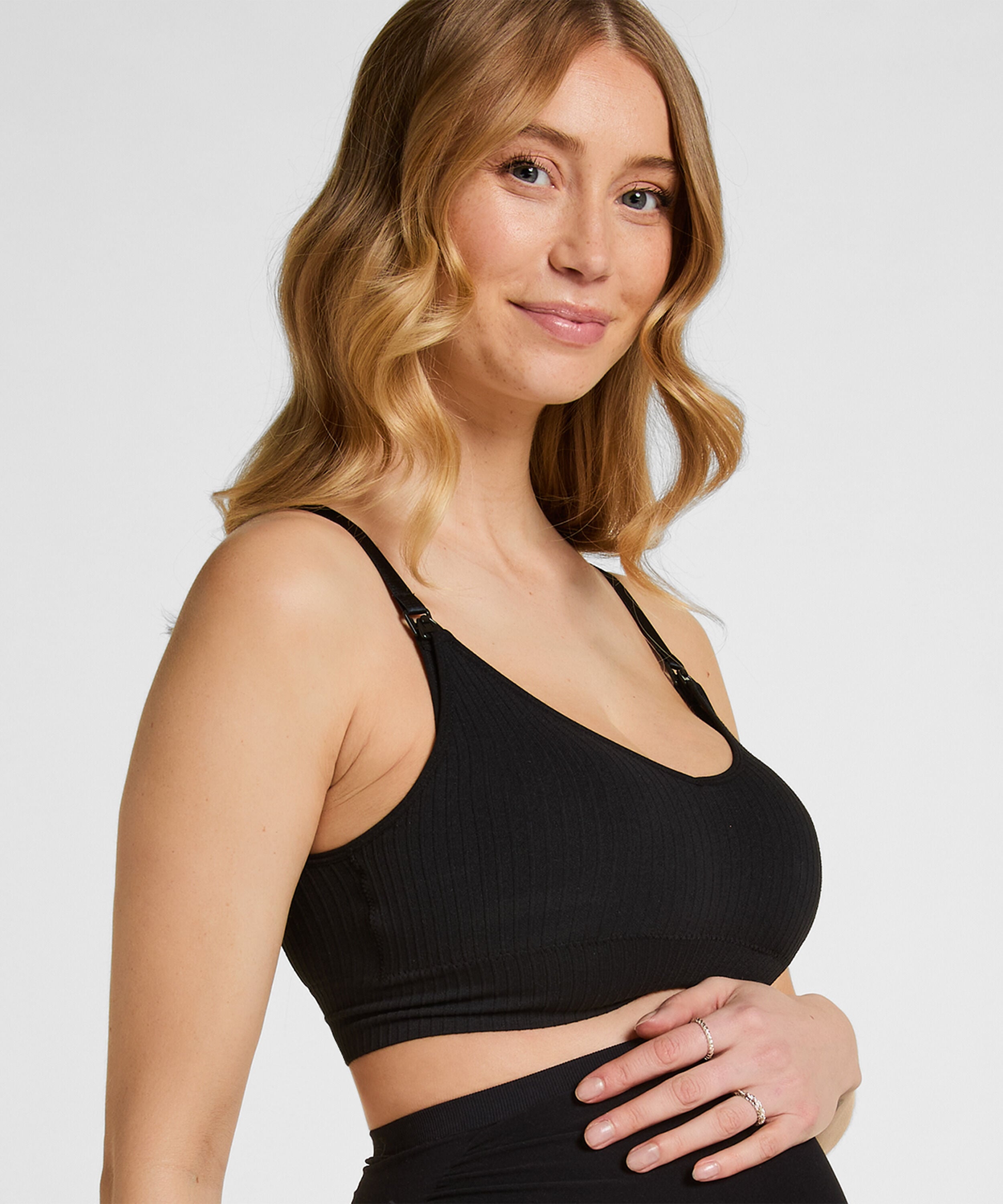 Voedingsbralette Dianne, Zwart