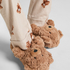 Chaussons Ours en Peluche, Beige