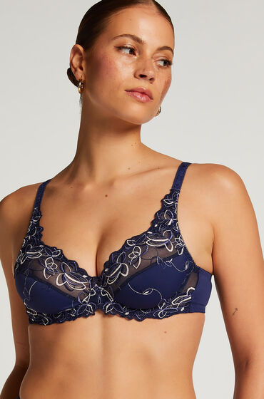 Hunkemöller Niet-voorgevormde Beugel Bh Diva Blauw