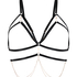 Bralette chain Top, Zwart