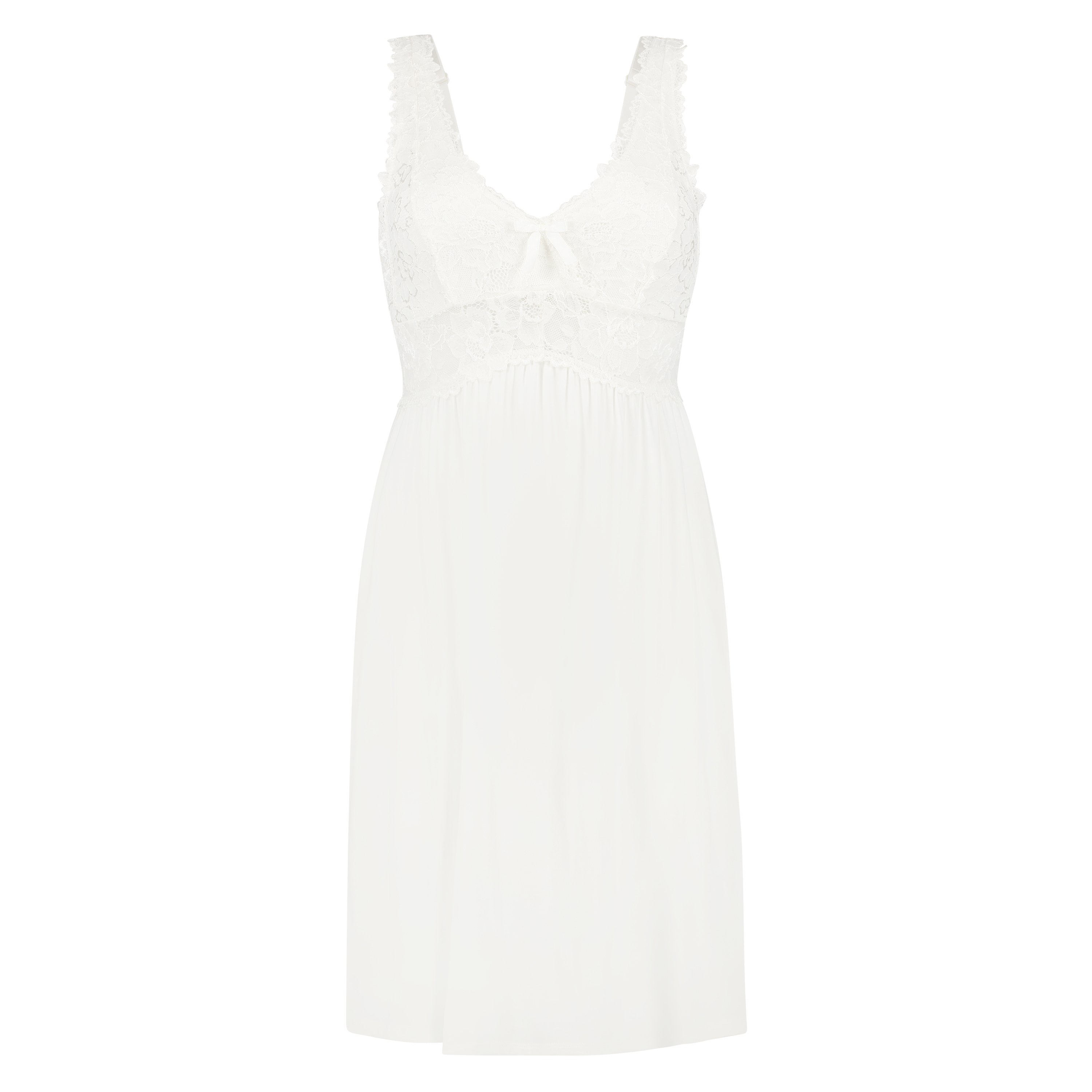 Slipdress Nora Lace, Wit, main