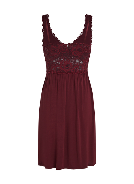 Slipdress Nora Lace, Paars