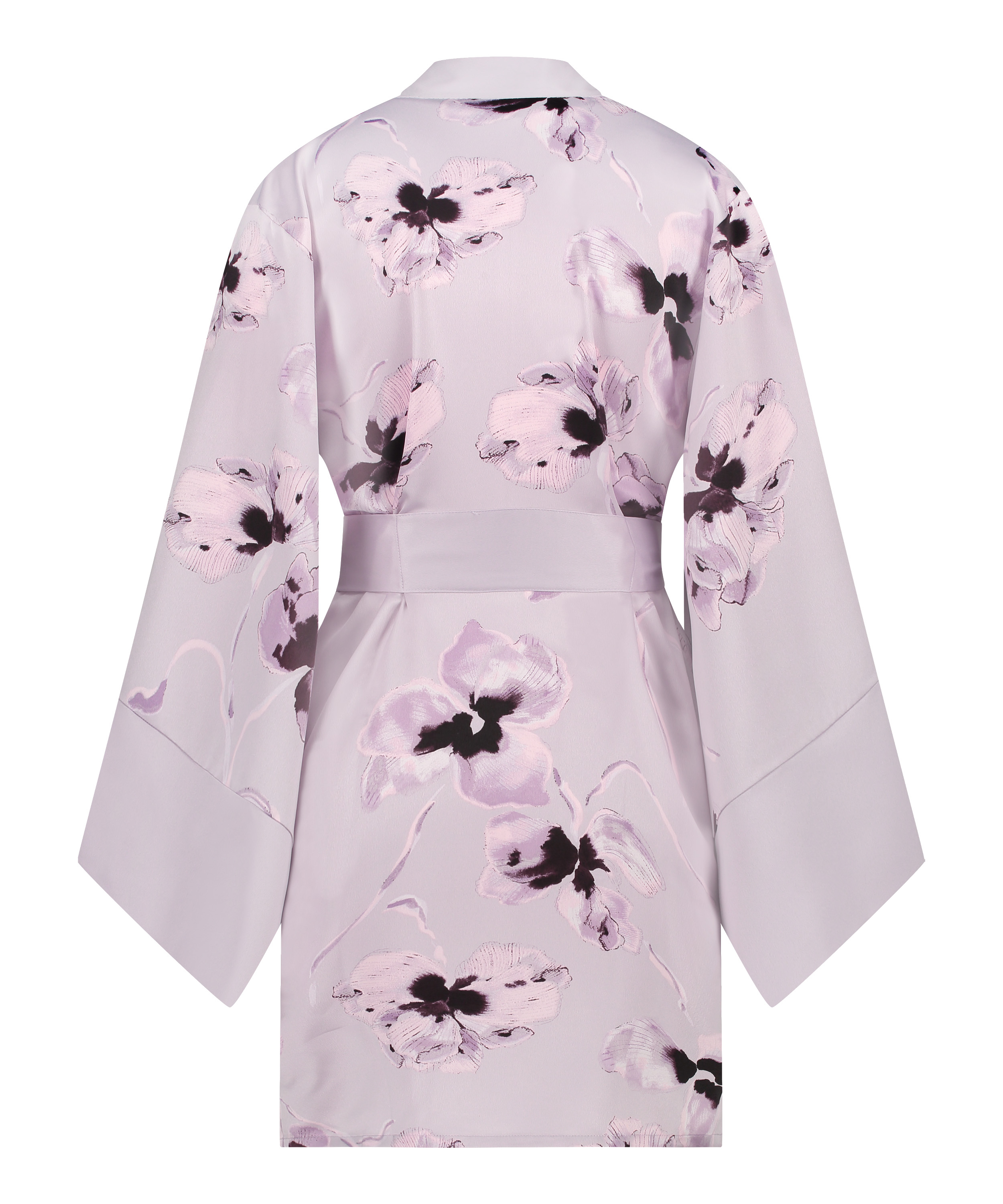 Kimono Satin, Pourpre, main