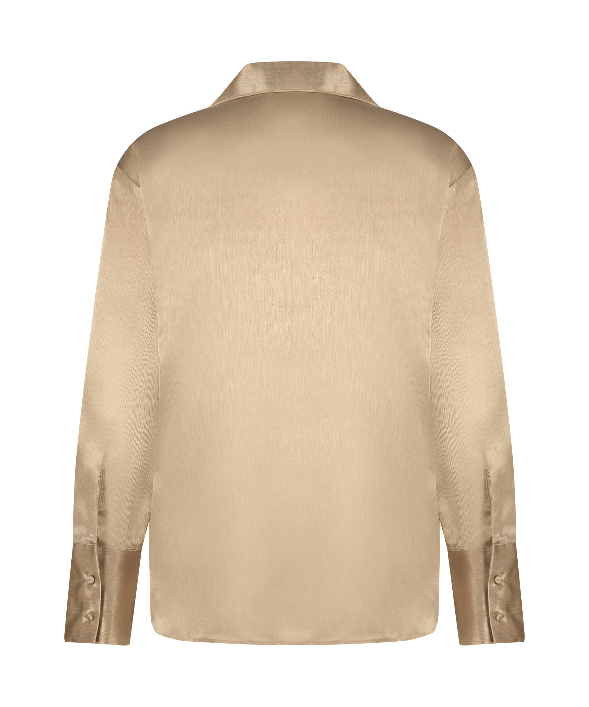 Jacket lange mouwen Satijn, Geel, main