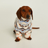 Honden onesie, Wit