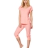 Pyjama pants Mady Capri, Rose