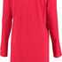 Nachthemd Ronde hals longsleeve, Rood