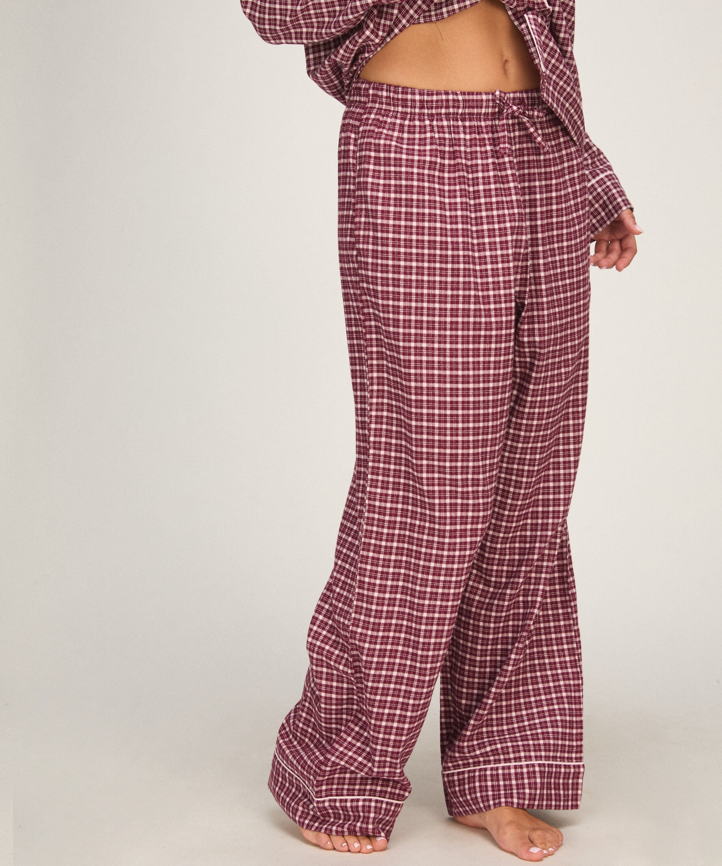 Geruite Pyjamabroek, Roze