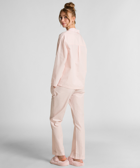 Top de pyjama Coton Poplin, Rose