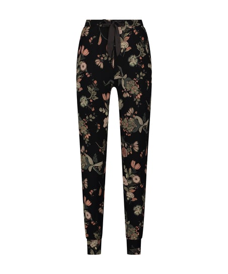 Pantalon de pyjama Jersey, Noir