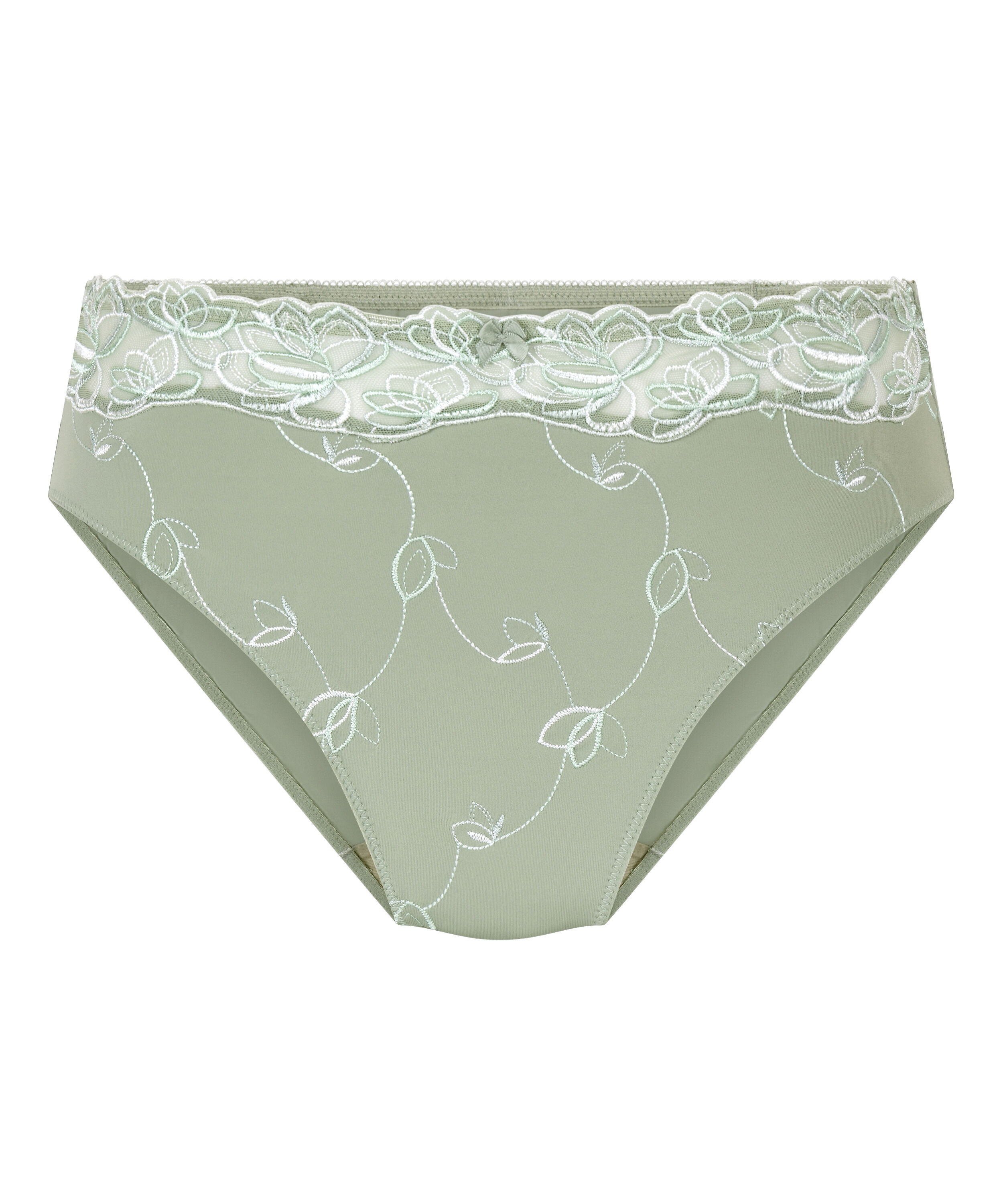 Slip taille haute Diva, Vert