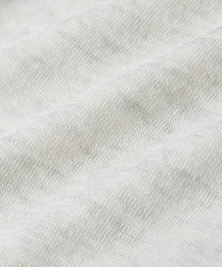 Haut avec cachemire &agrave; col bateau super soft, Gris