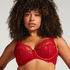 Soutien-gorge &agrave; armatures non-pr&eacute;form&eacute; Daisy, Rouge