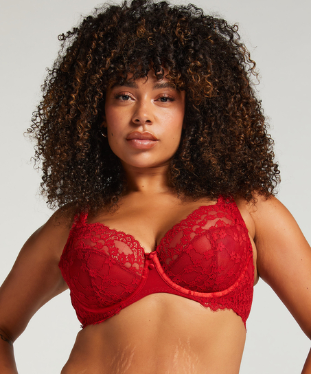 Soutien-gorge &agrave; armatures non-pr&eacute;form&eacute; Daisy, Rouge