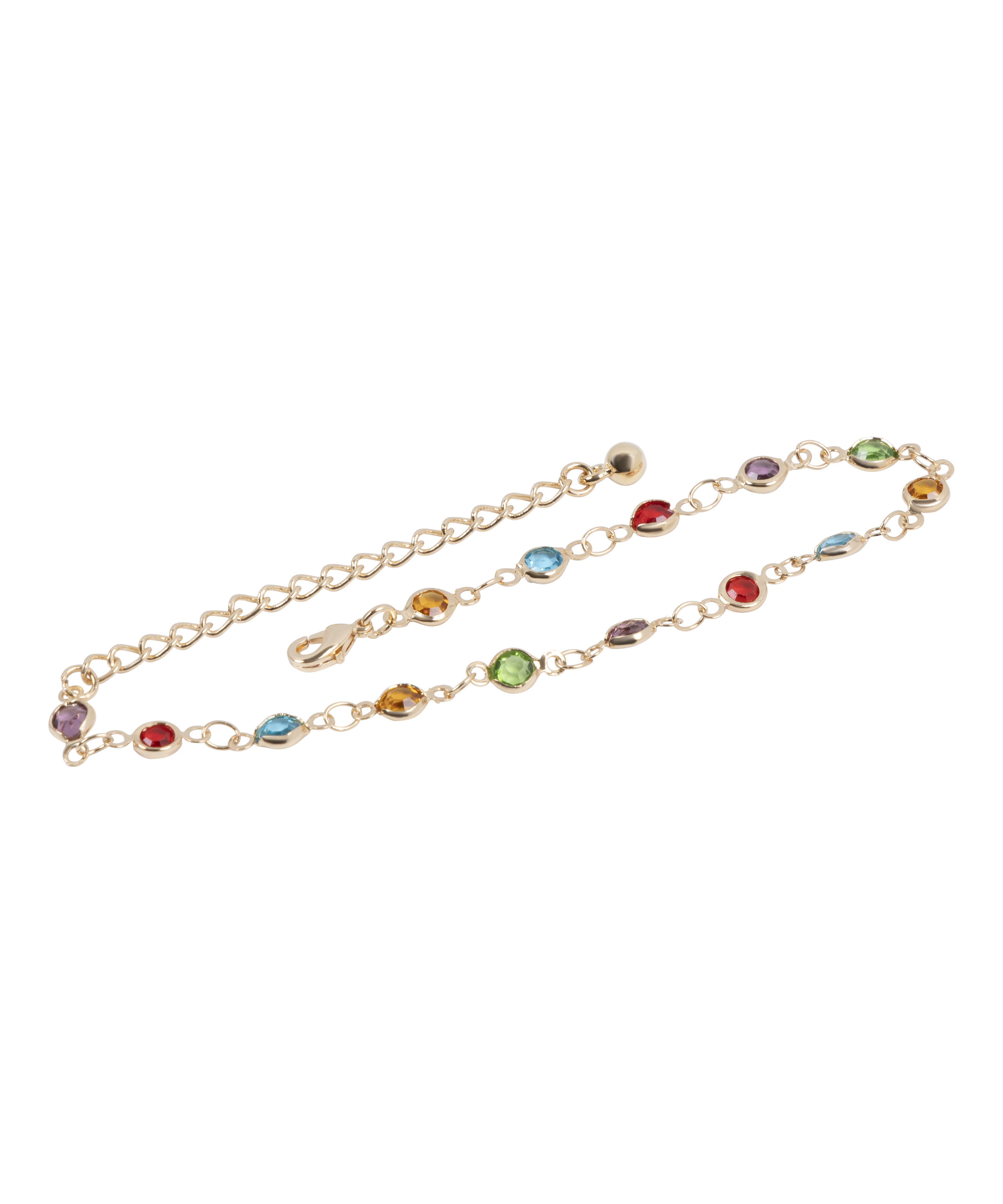 Armband met edelstenen, Geel, main