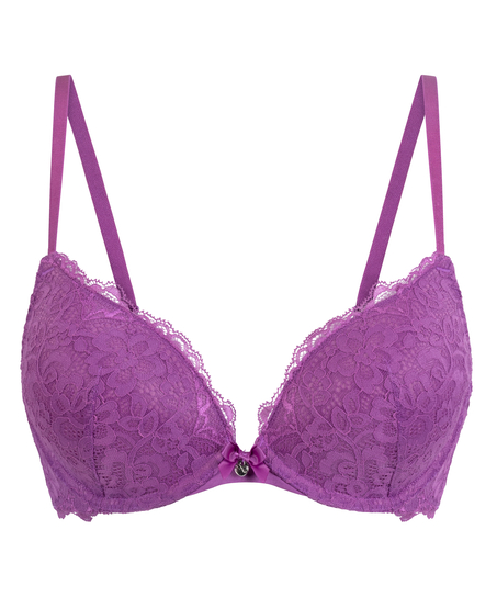 Voorgevormde push-up beugel bh Marine, Roze