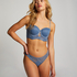 Soutien-gorge à armatures préformé sans bretelles Molly, Bleu