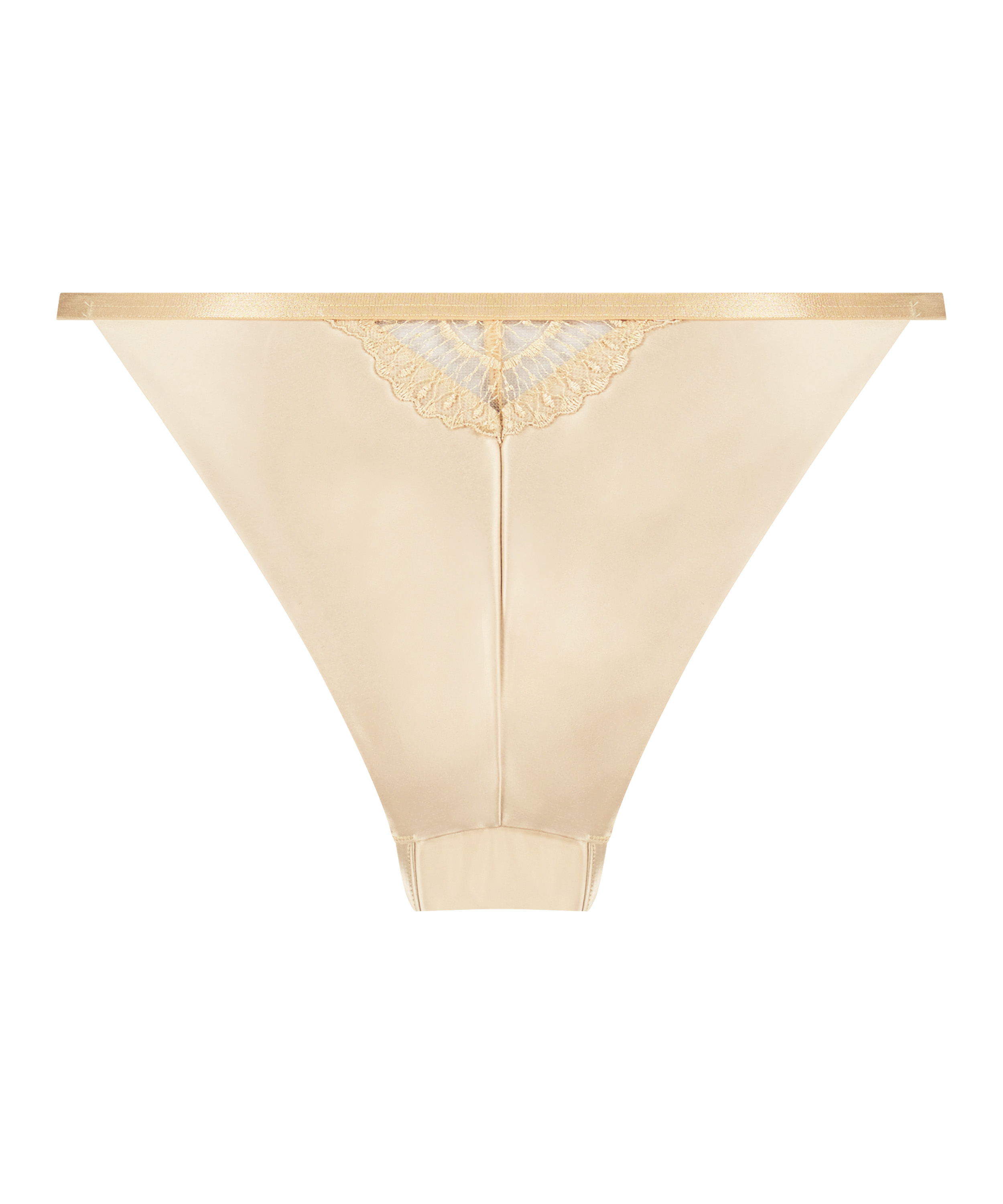 Slip br&eacute;silien Stella, Jaune, main