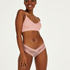 Brazilian V-shape mesh, Roze