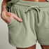 Shorts Velours Pocket, Groen