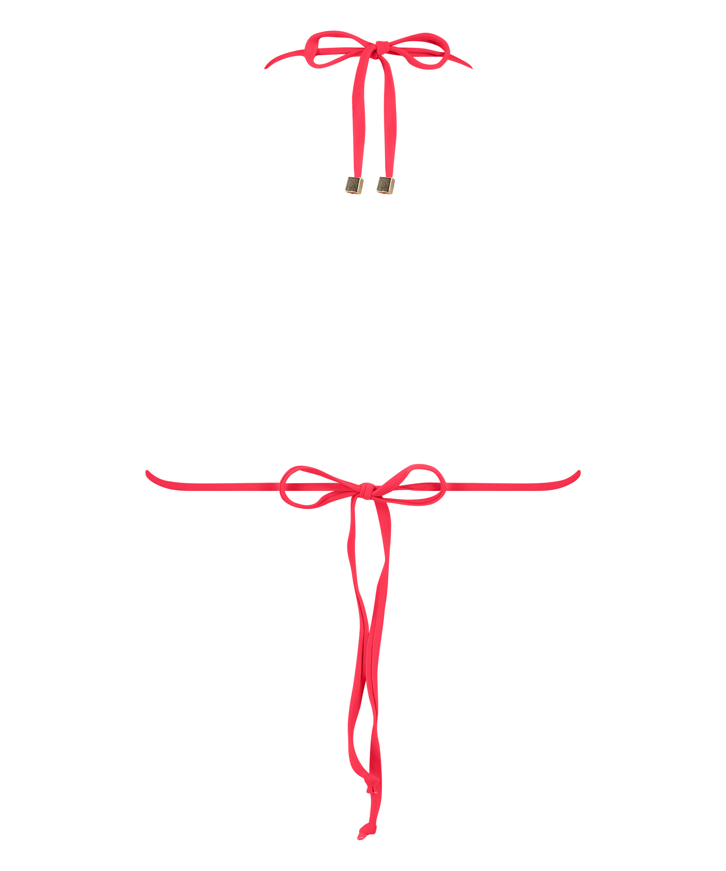 Triangel bikinitop Doha, Rood, main