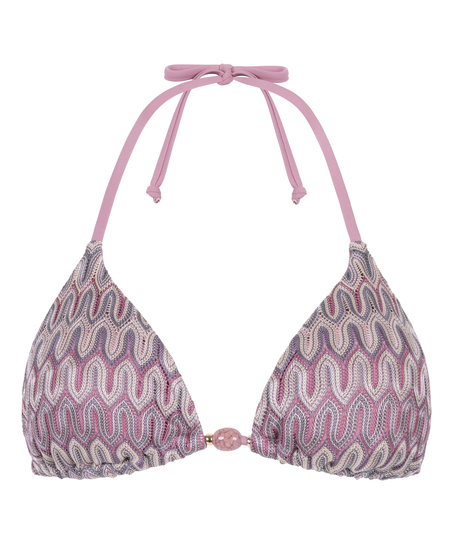 Triangel bikinitop Cali, Roze
