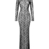 Slipdress Lace, Zwart