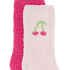 Lot de 2 Paires de Chaussettes Cosy, Rose