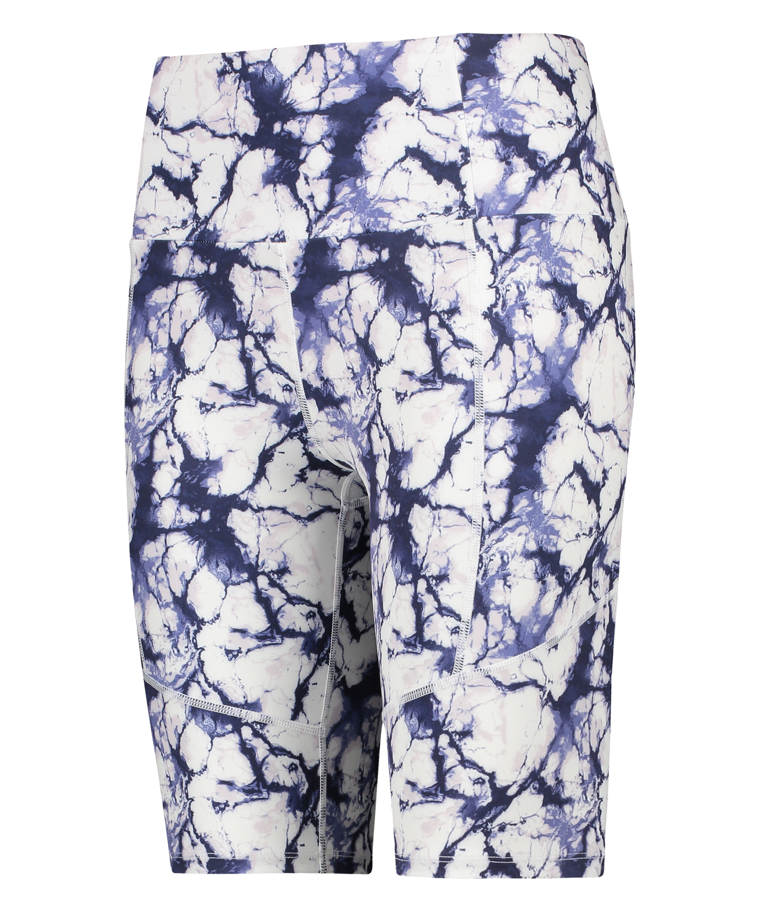 HKMX Short taille haute, Blanc, main