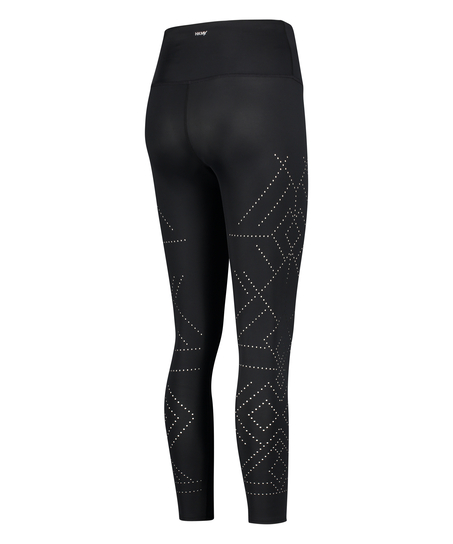 Legging de sport HKMX court Naira taille haute, Noir