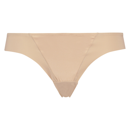 Satin fleece string, Beige