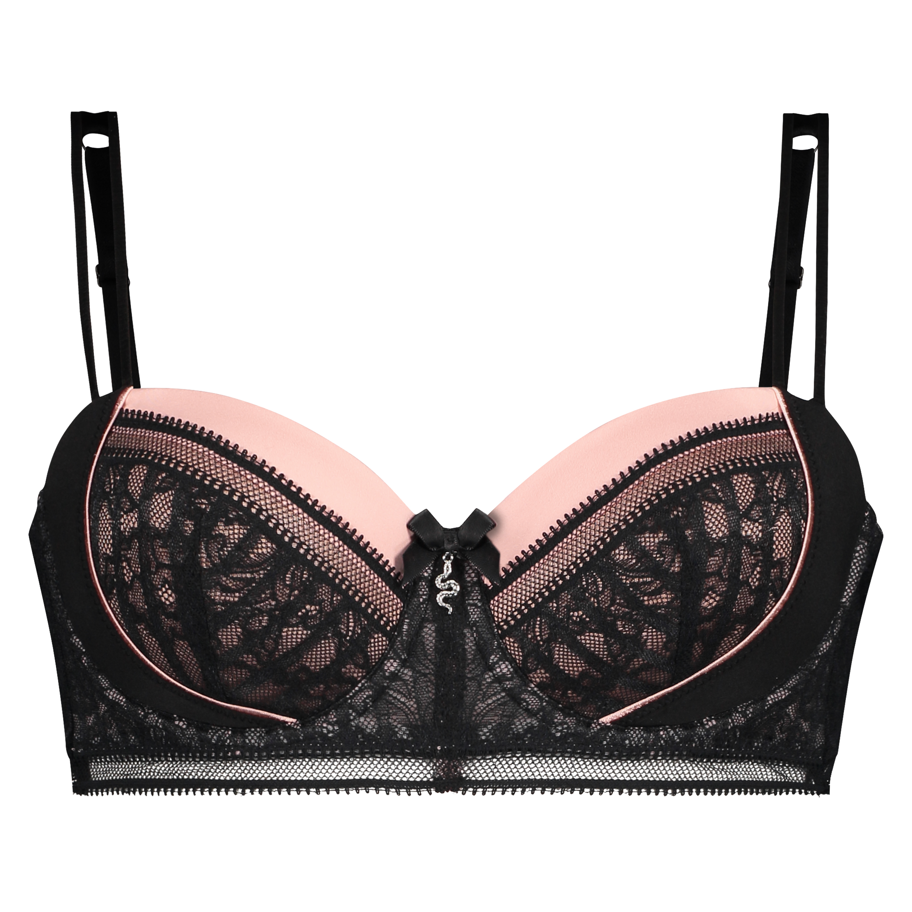 Voorgevormde strapless beugel bh Hari I AM, Zwart, main