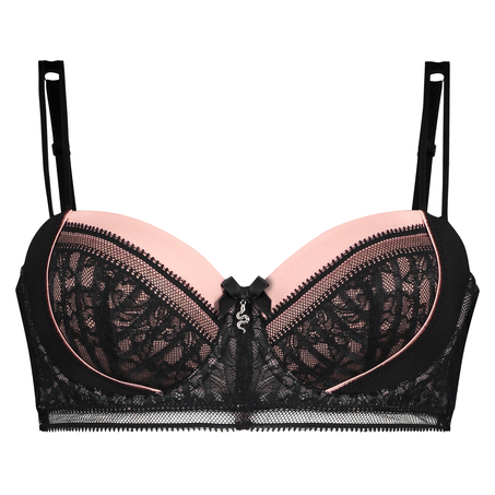 Voorgevormde strapless beugel bh Hari I AM, Zwart