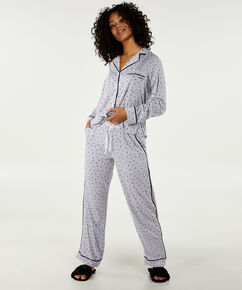 Pyjama long DKNY, Blanc