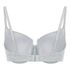 Soutien-gorge &agrave; armatures rembourr&eacute; en coton, Gris