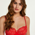 Soutien-gorge &agrave; armatures non-pr&eacute;form&eacute; Rose, Rouge