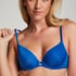 Soutien-gorge &agrave; armatures pr&eacute;form&eacute; Plunge, Bleu