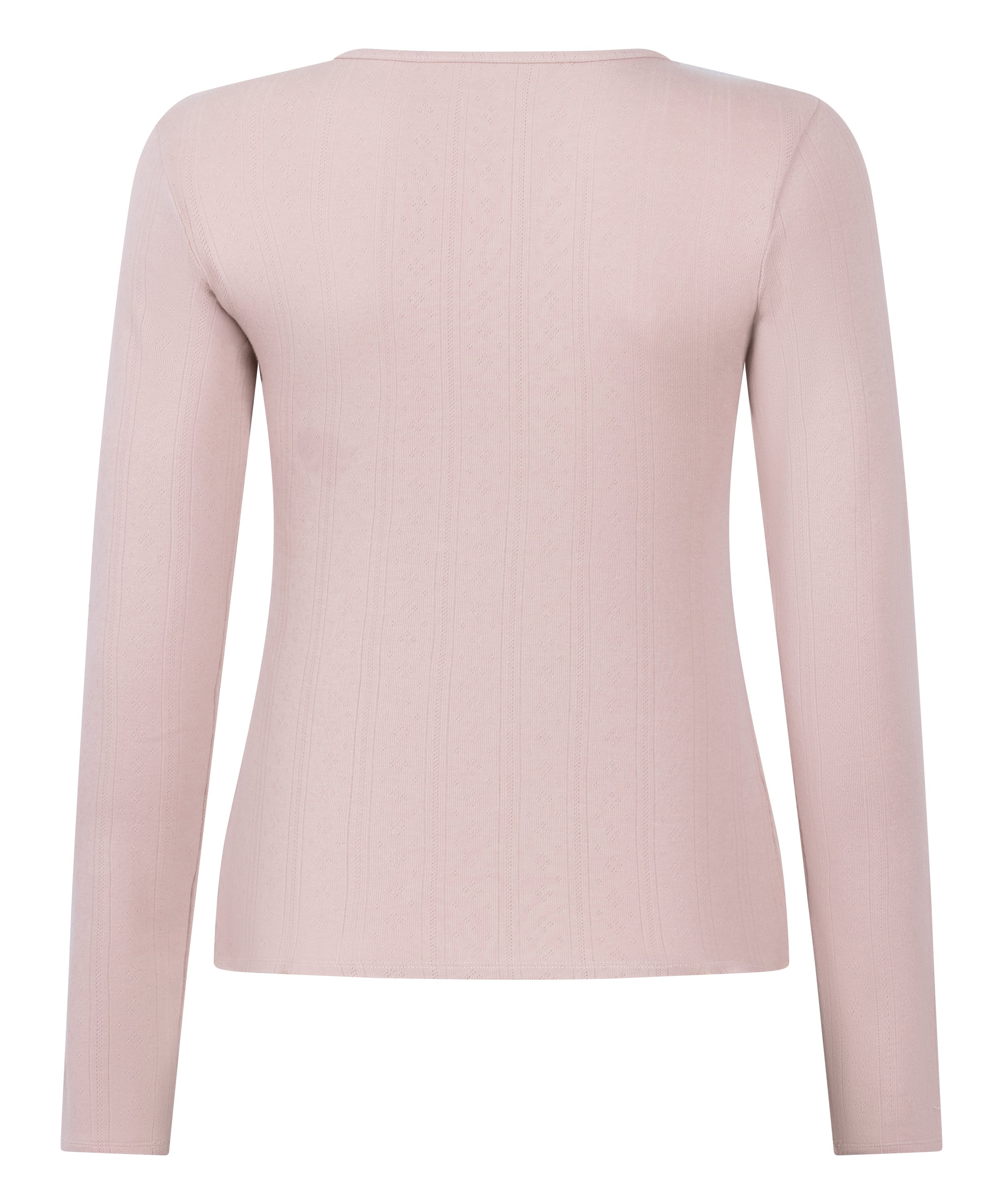 Pyjama top Henley, Roze, main