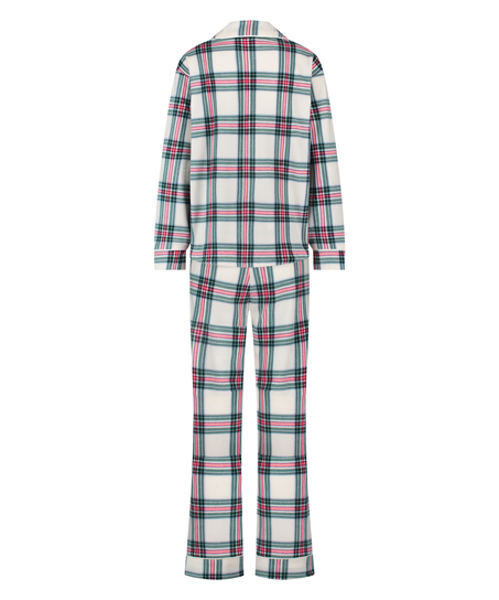 Pyjamaset Fleece, Wit