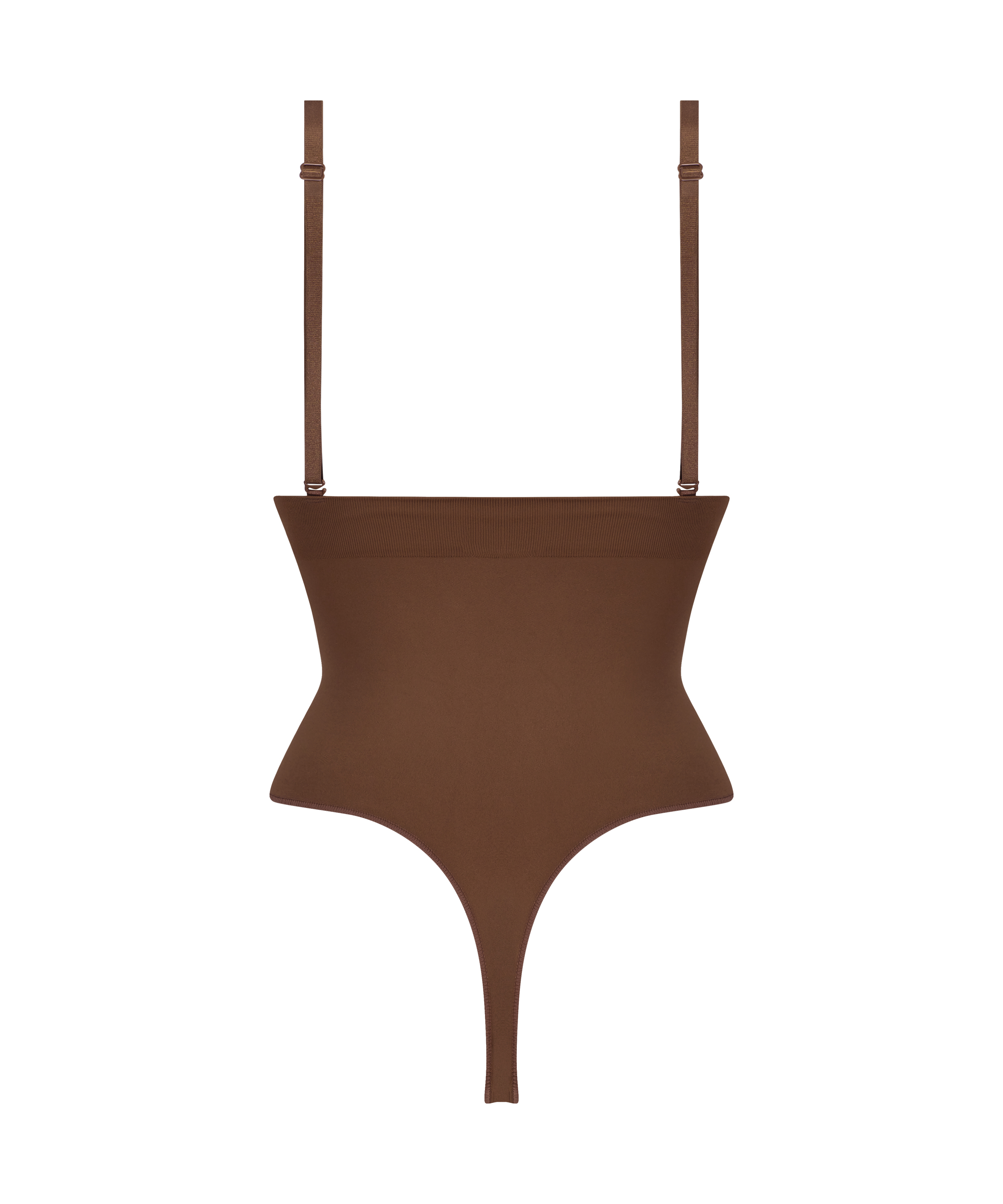 Naadloze corrigerend string met hoge taille, Rood, main