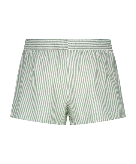 Pyjama shorts Linnen, Groen