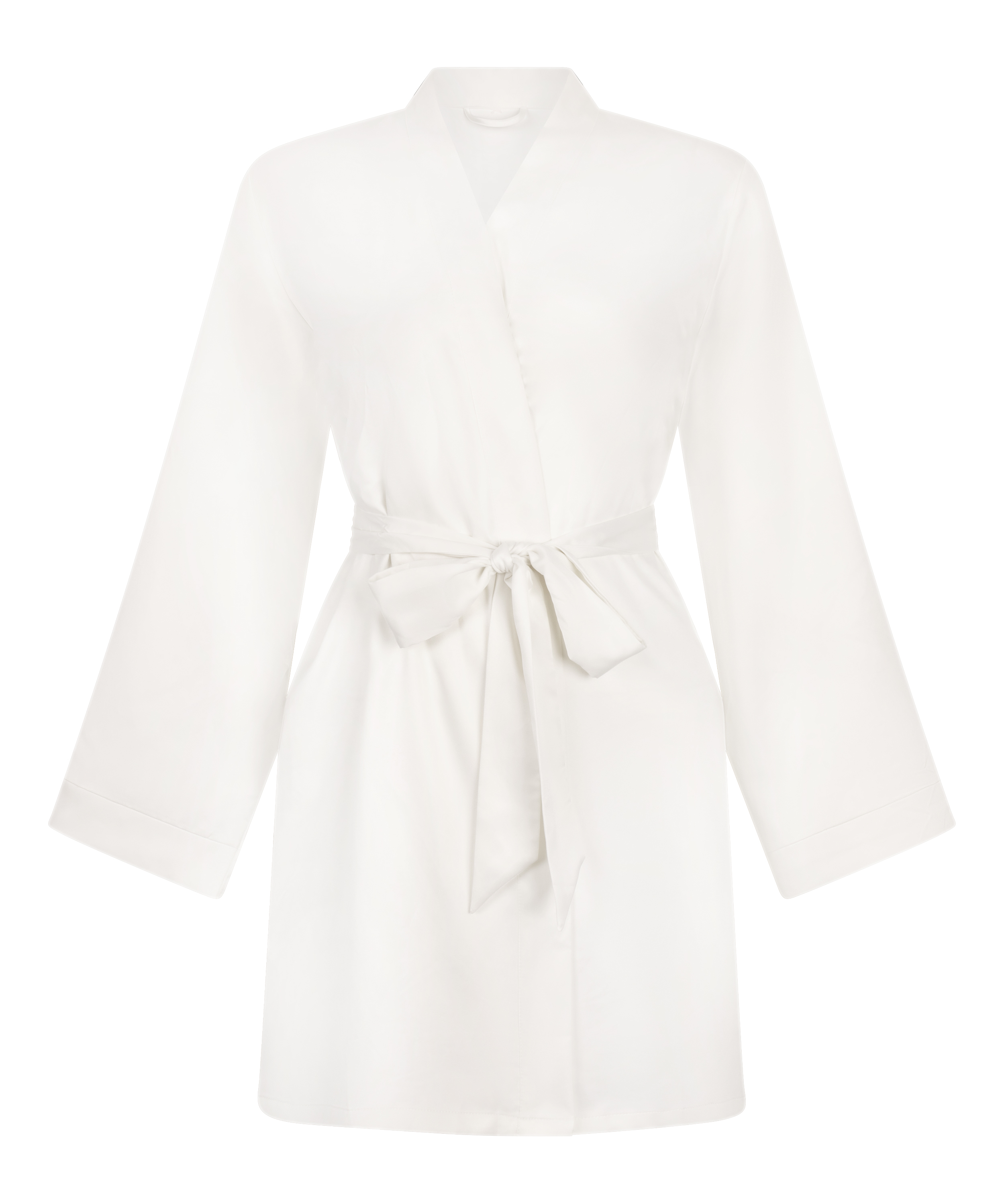Kimono de Mariée en Satin, Blanc, main