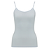 Seamless spaghetti top, Blauw