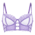 Soutien-gorge &agrave; armatures non-rembourr&eacute; longline Nienke, Pourpre