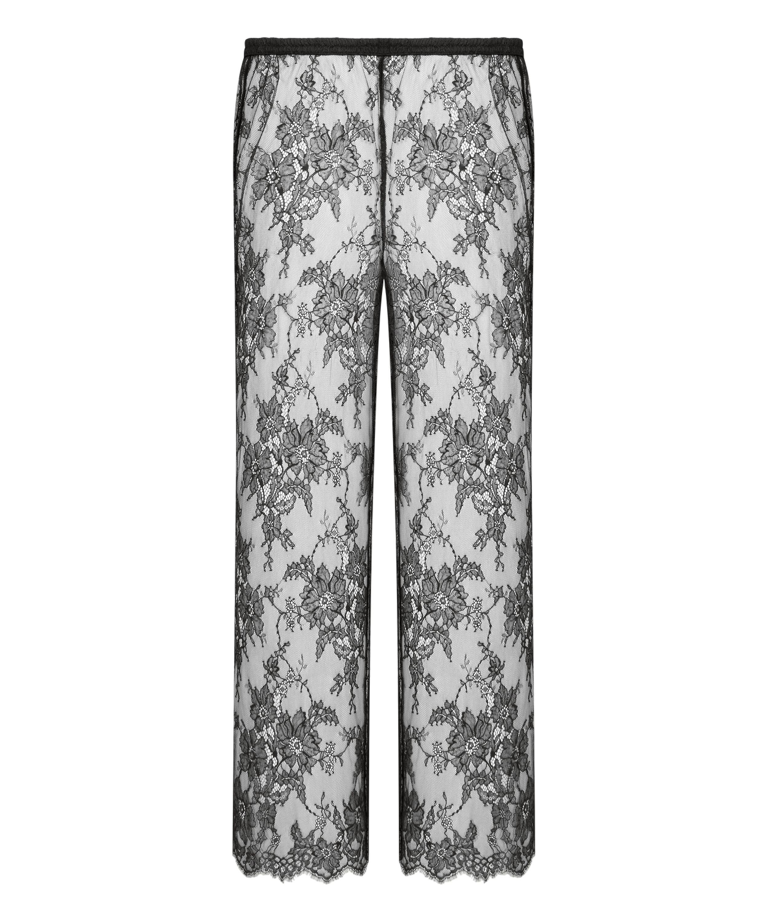 Pantalon de pyjama Cecilia, Noir, main