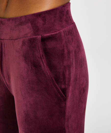 Tall Pantalon de pyjama Velours, Pourpre