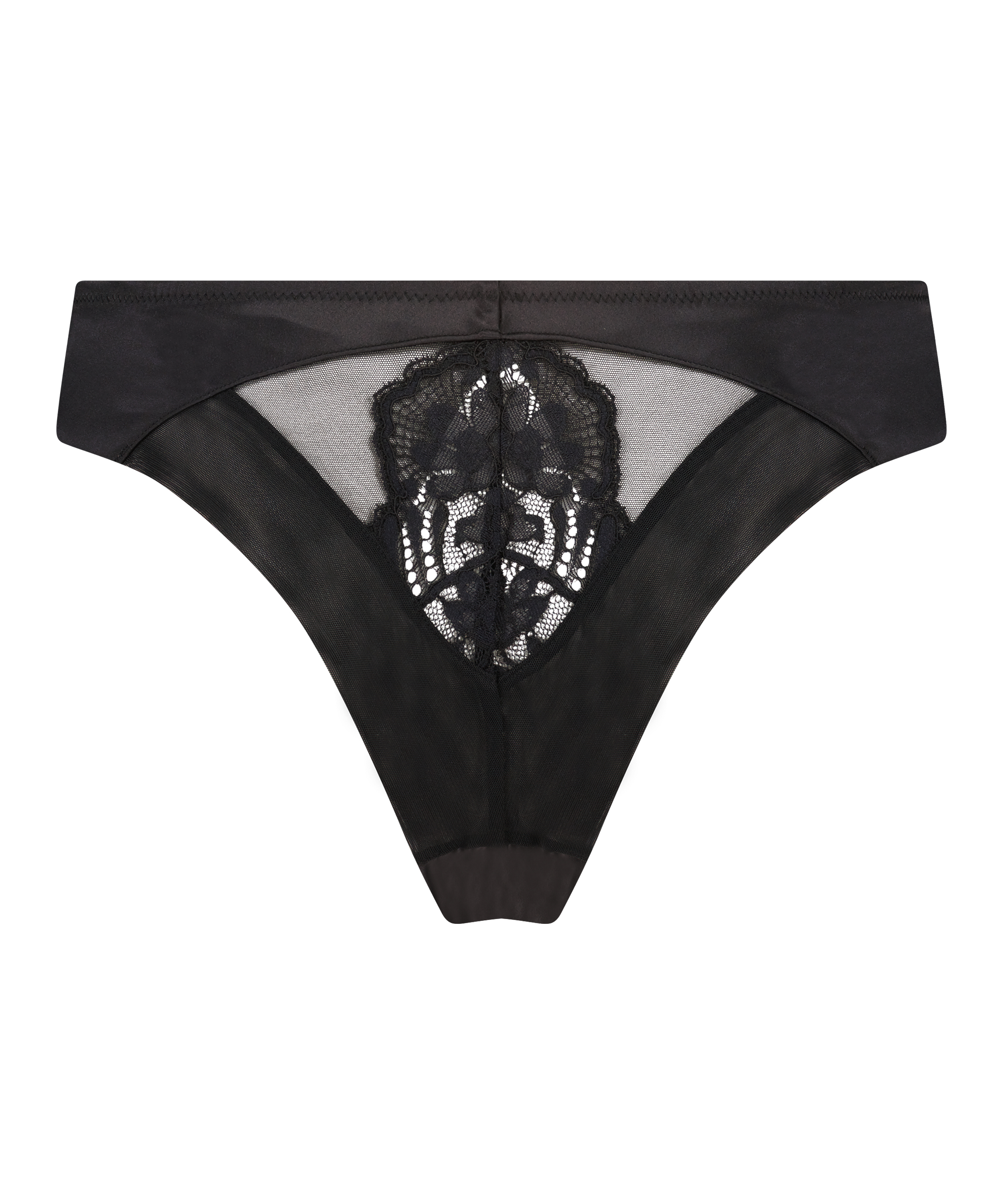 Slip brésilien Jamie, Noir, main