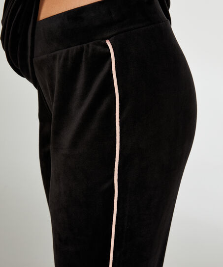 Pantalon de jogging Velours, Noir